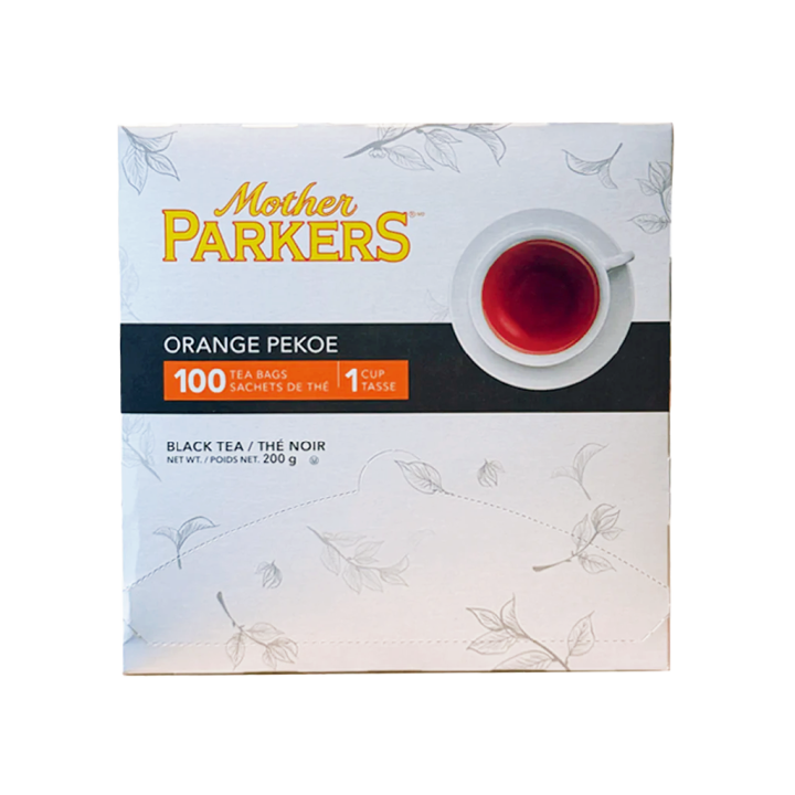 Mother Parkers Orange Pekoe Tea, 100 Count