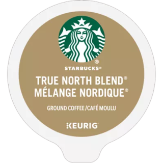 Starbucks True North Blend Light Roast Coffee K-Cup® Pods