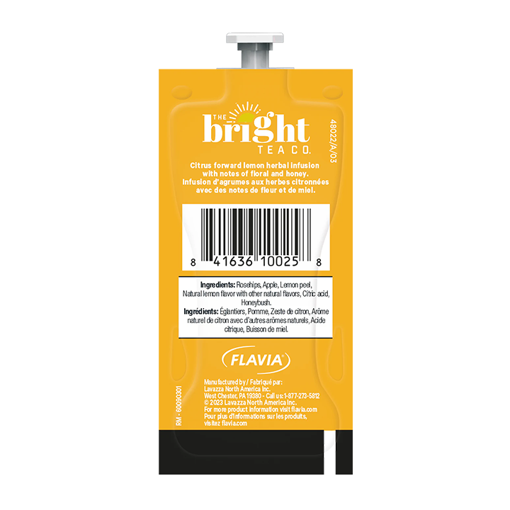 The Bright Tea Co. Lemon Herbal Tea Freshpacks