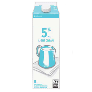 5% Light Cream 1L