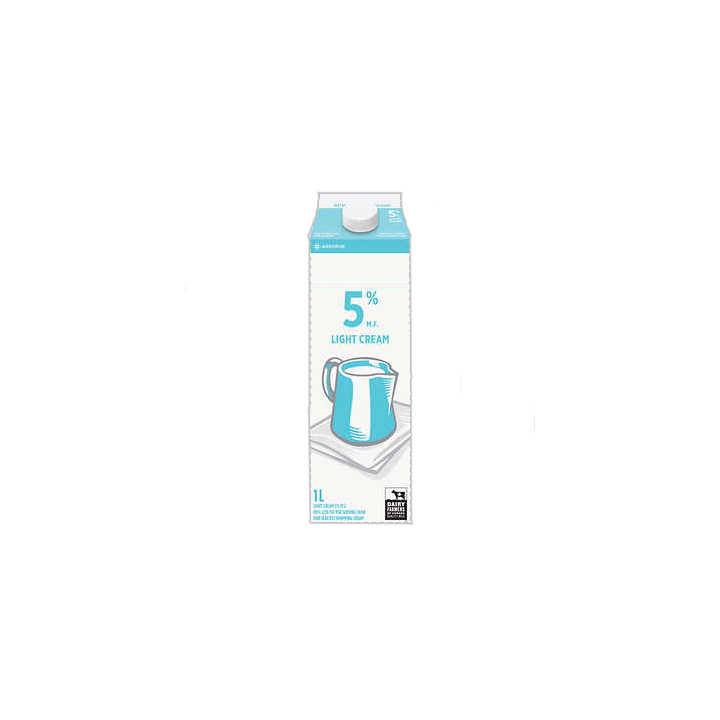 5% Light Cream 1L