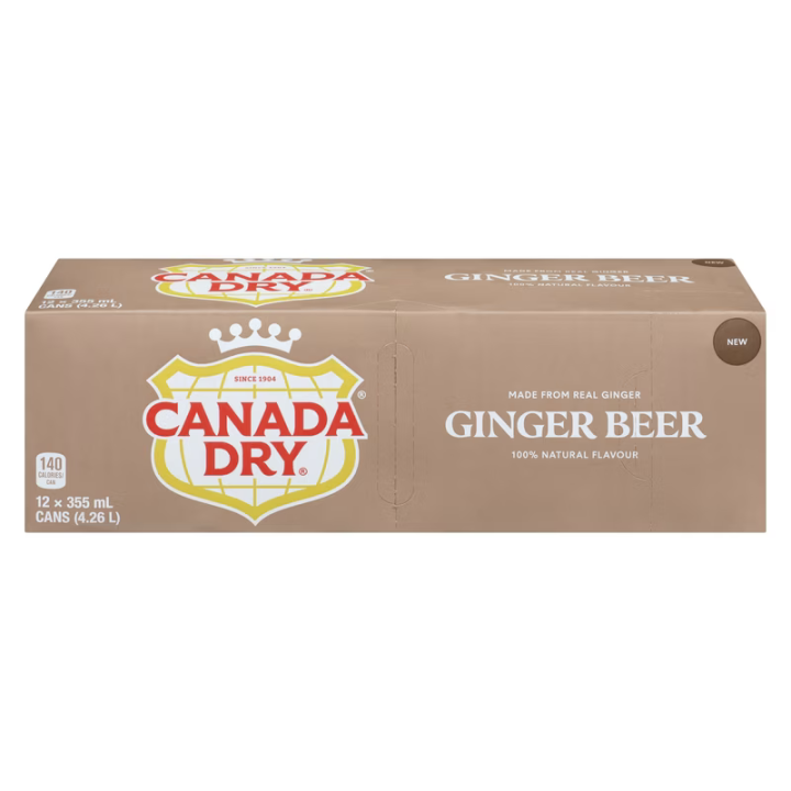 Canada Dry Ginger Beer 12x355 ml cans