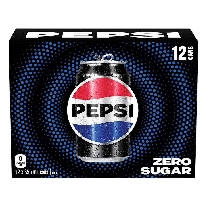 Pepsi Zero Sugar 12x355 mL cans