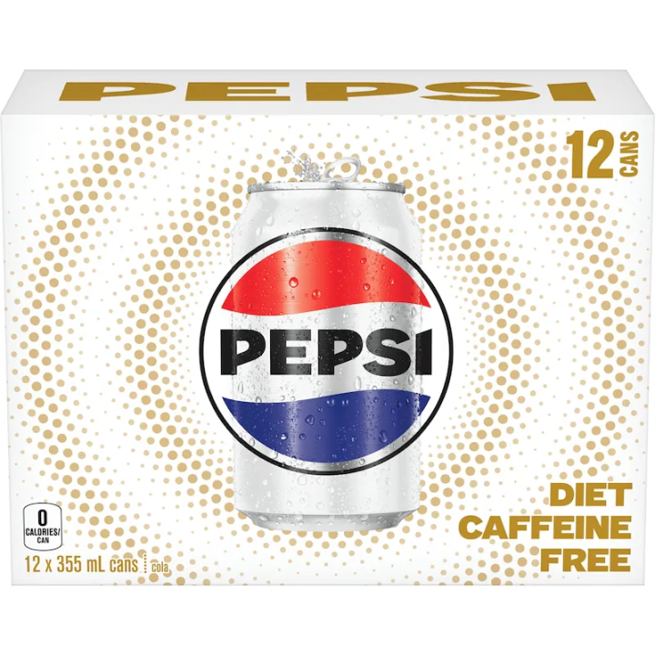 Diet Pepsi Caffeine Free 12x355 mL cans