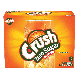 Crush Zero Sugar Orange 12x355 mL cans