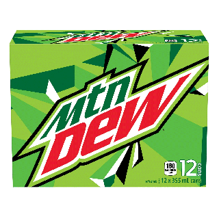 Mountain Dew 12x355 mL cans