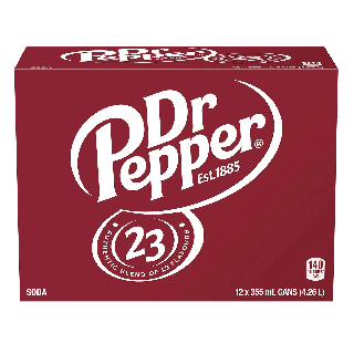 Dr Pepper 12x355 mL cans