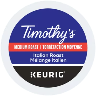 Timothy's Italian Blend Coffee K-Cup® Pods