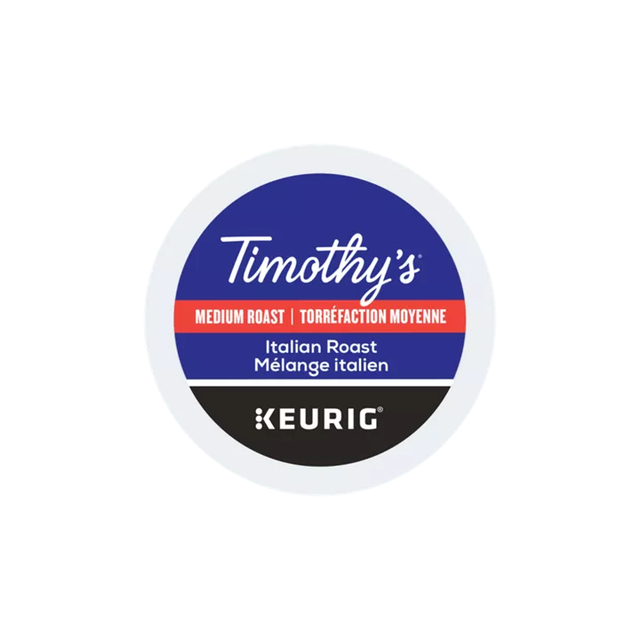 Timothy's Italian Blend Coffee K-Cup® Pods