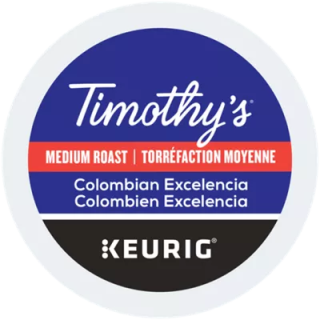 Timothy's Colombian Excelencia Coffee K-Cup® Pods