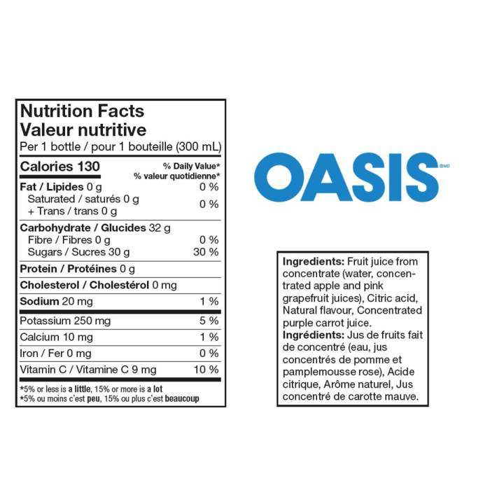 Oasis Ruby Red Grapefruit Burst 24x300 mL