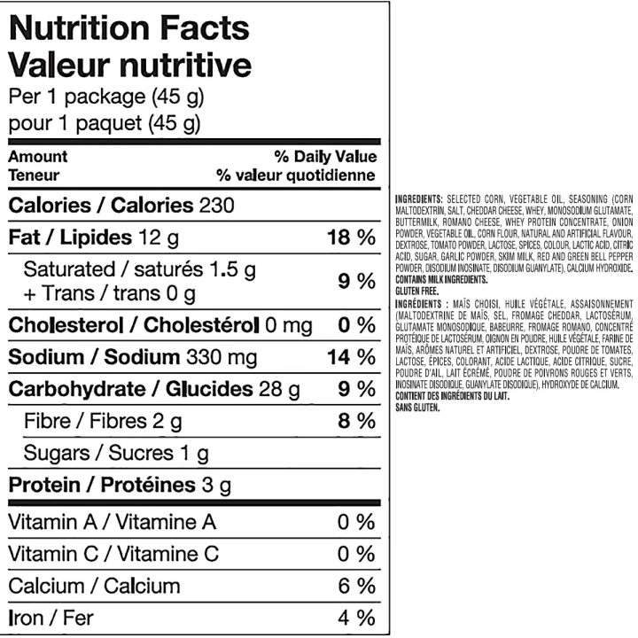 Doritos Nacho Cheese Chips 48×45 g
