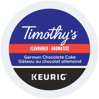 Timothy's German Chocolate Cake Coffee K-Cup® Pods
