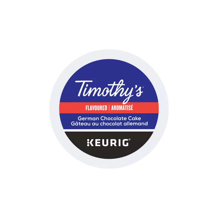 Timothy's German Chocolate Cake Coffee K-Cup® Pods