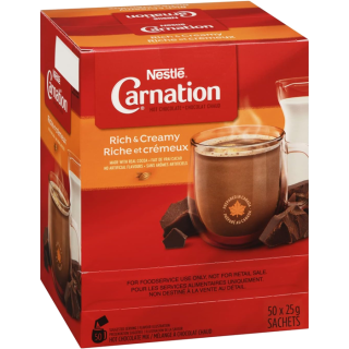 Carnation Rich & Creamy Hot Chocolate Packets 50x25g