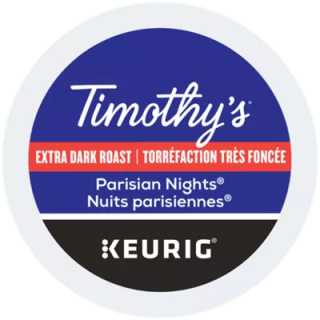 Timothy's Parisian Nights Coffee K-Cup® Pods
