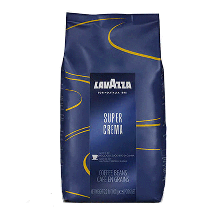 Lavazza Super Crema Espresso Whole Bean Coffee 1 kg
