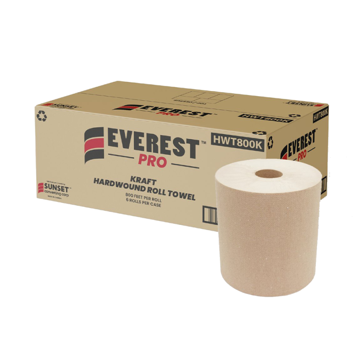 Everest Pro - Kraft Paper Hand Towel - 800" - HWT800K - 6 Rolls
