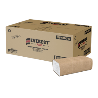 Everest Pro - Paper Hand Towel - Multifold - White - MF4000W