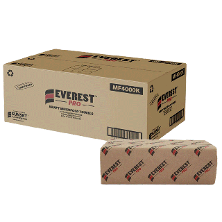Everest Pro - Kraft Multifold Towels - MF4000K