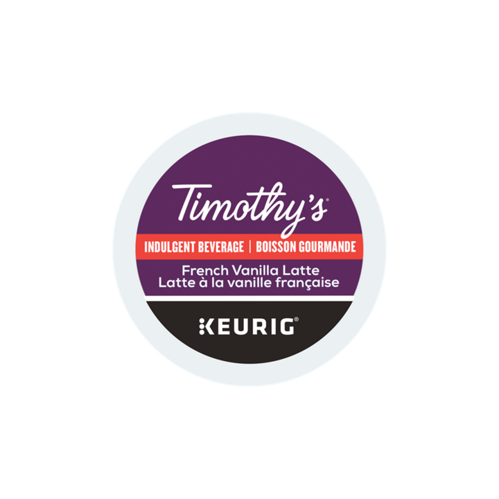 Timothy's French Vanilla Latte Coffee K-Cup® Pods