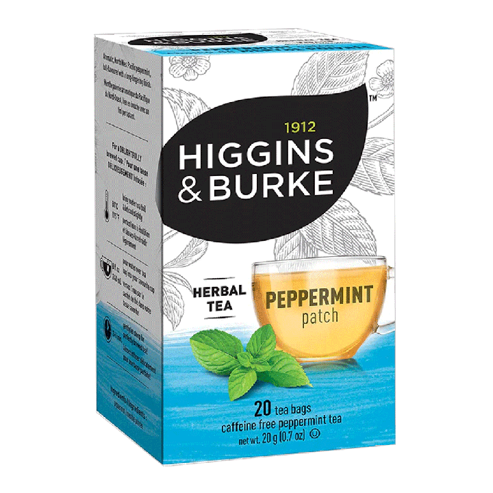 Higgins & Burke Peppermint Patch Filterbag Tea 20 Count