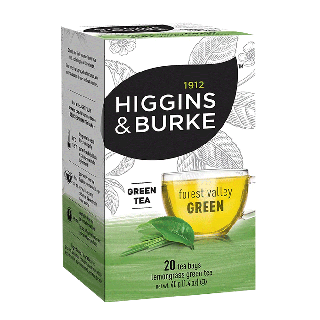 Higgins & Burke Forest Valley Green Filterbag Tea 20 Count