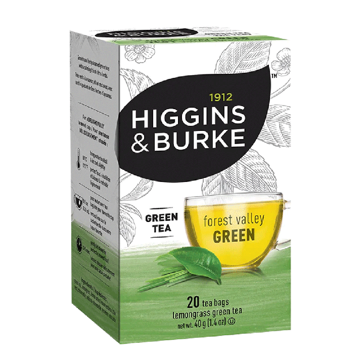 Higgins & Burke Forest Valley Green Filterbag Tea 20 Count