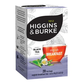 Higgins & Burke English Breakfast Filterbag Tea 20 Count