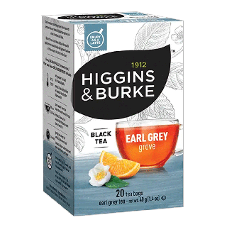 Higgins & Burke Earl Grey Filterbag Tea 20 Count