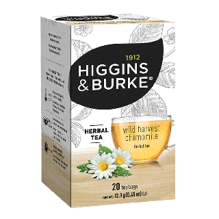 Higgins & Burke Wild Harvest Chamomile Filterbag Tea 20 Count