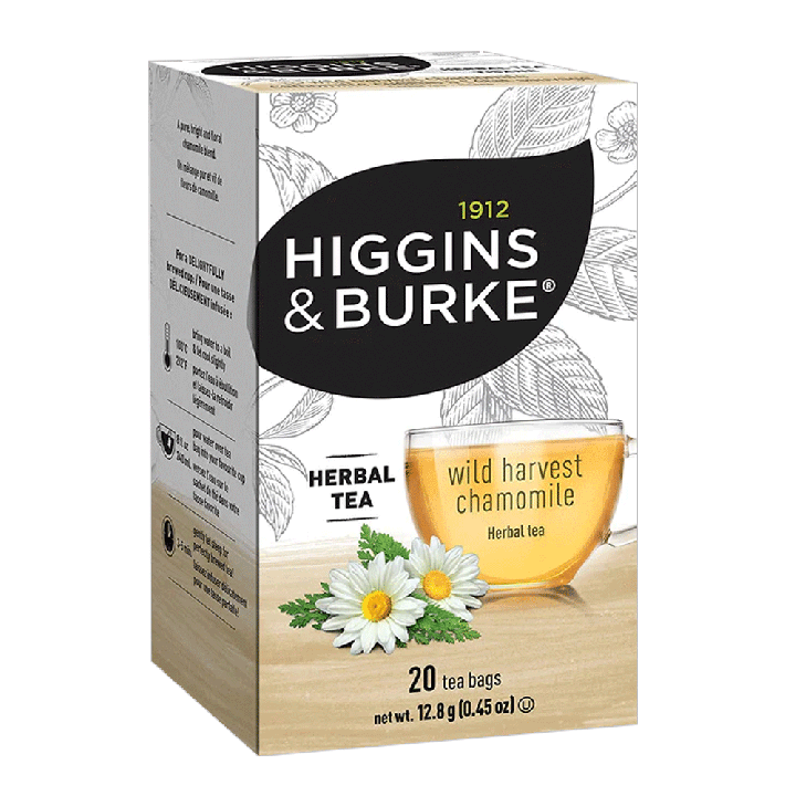 Higgins & Burke Wild Harvest Chamomile Filterbag Tea 20 Count