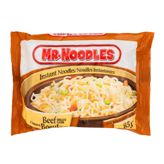 Mr. Noodles Beef Flavour Flat Instant Noodles 24×85 g