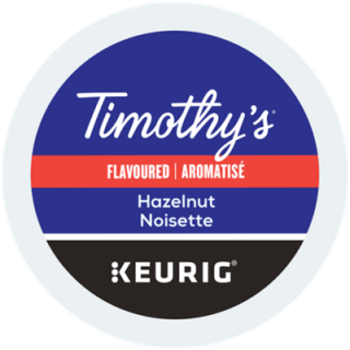 Timothy's Hazelnut Coffee K-Cup Pods