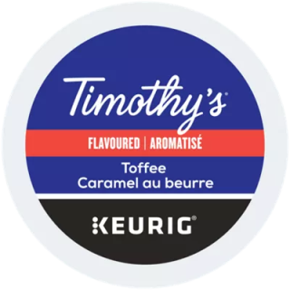 Timothy's Toffee Coffee K-Cup® Pods