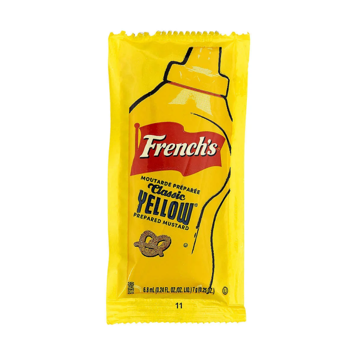 French’s Single-serve Mustard Packets Pack of 500