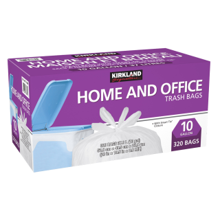 Kirkland Signature - Home & Office Trash Bags - 20"19.5" - 320ct