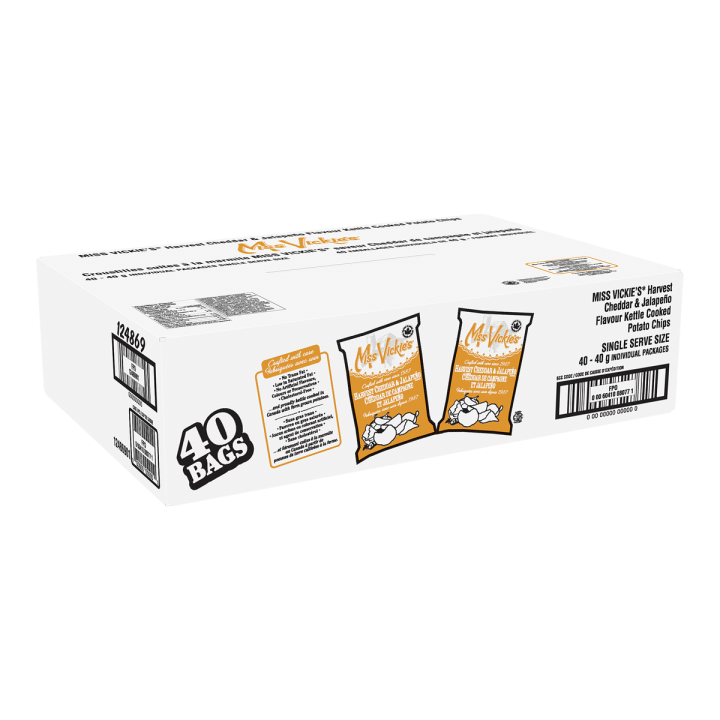 Miss Vickie's Harvest Cheddar & Jalapeno 40x40 g