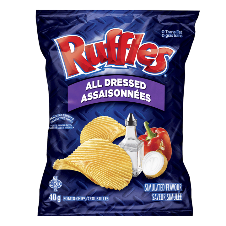 Ruffles All Dressed Chips 48×40 g