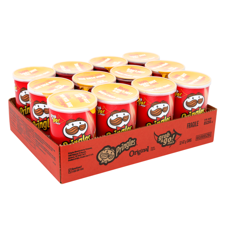 Pringles Original Potato Chips 12×67g