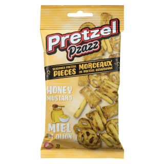Pretzel Pzazz Pretzel Pieces Honey Mustard 12×56g