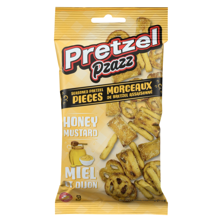 Pretzel Pzazz Pretzel Pieces Honey Mustard 12×56g