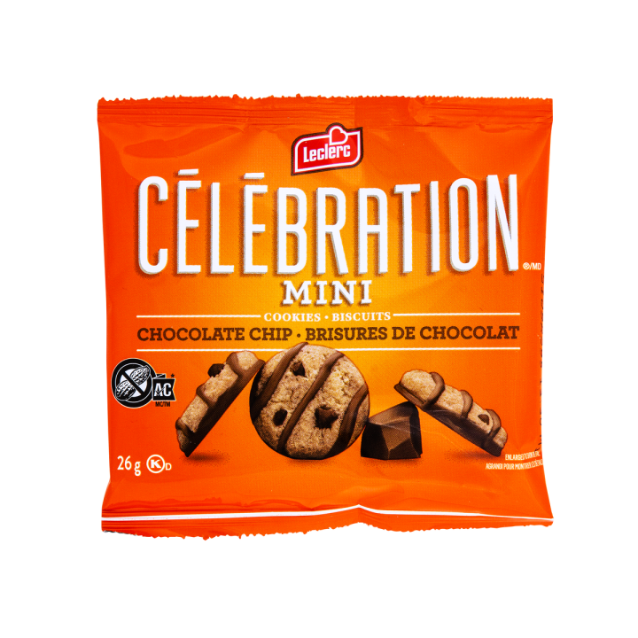 Leclerc Celebration Mini Chocolate Chip Cookies 30x26g