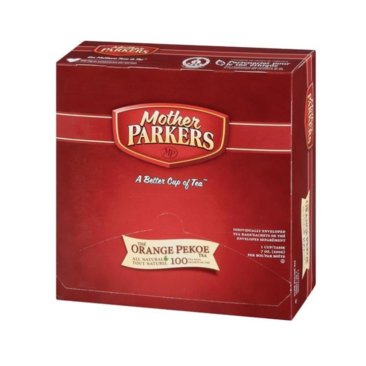 Mother Parkers Orange Pekoe Tea, 100 Count