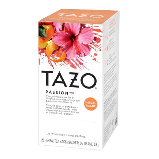 TAZO Passion Hibiscus Herbal Tea Bags 20 Count