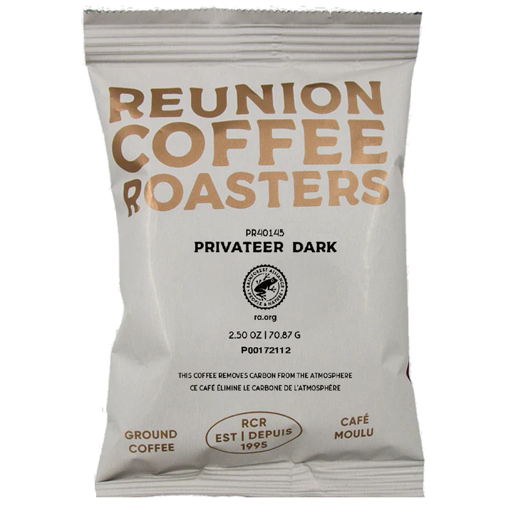 Reunion Coffee Roasters Privateer Dark Coffee Fraction Packs 24x2.5 oz