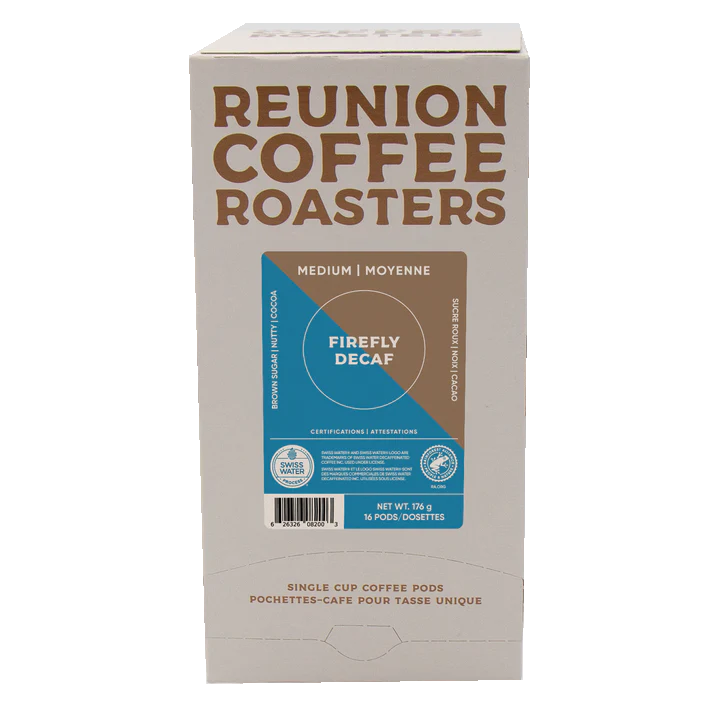 Reunion Coffee Roasters Firefly Decaf Coffee Pods 16 Pods