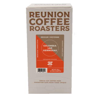 Reunion Coffee Roasters Colombia Las Hermosas Coffee Pods 16 Pack