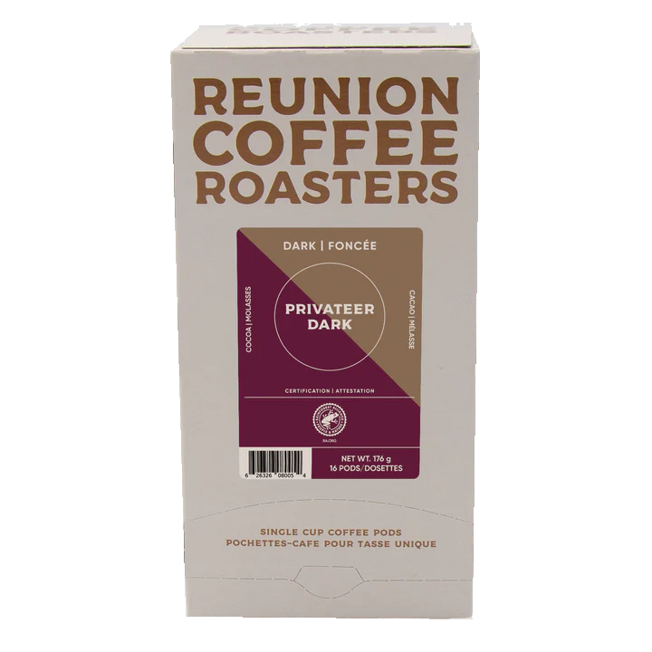 Reunion Coffee Roasters Privateer Coffee Pods 16 Pack