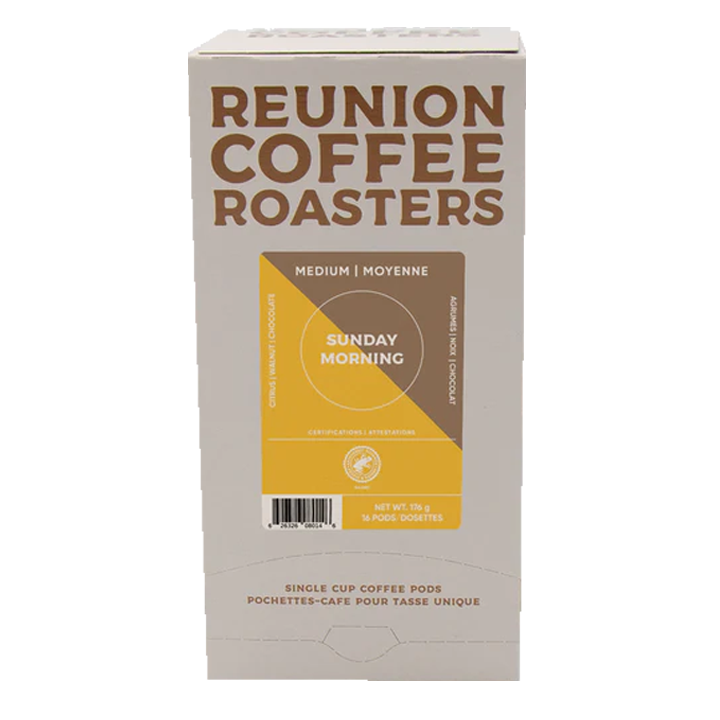 Reunion Coffee Roasters Sunday Morning Coffee Pods 16 Pack